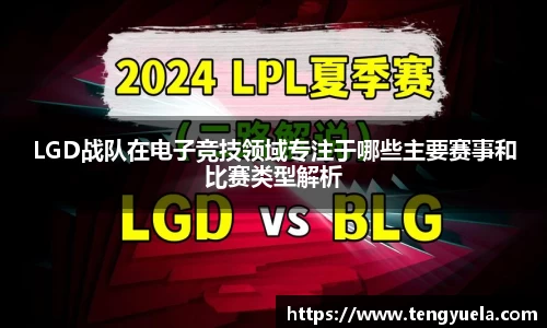 LGD战队在电子竞技领域专注于哪些主要赛事和比赛类型解析