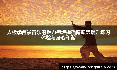 太极拳背景音乐的魅力与选择指南助您提升练习体验与身心和谐